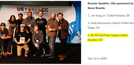 3rd place at USCC Roaster Qualifier Competition