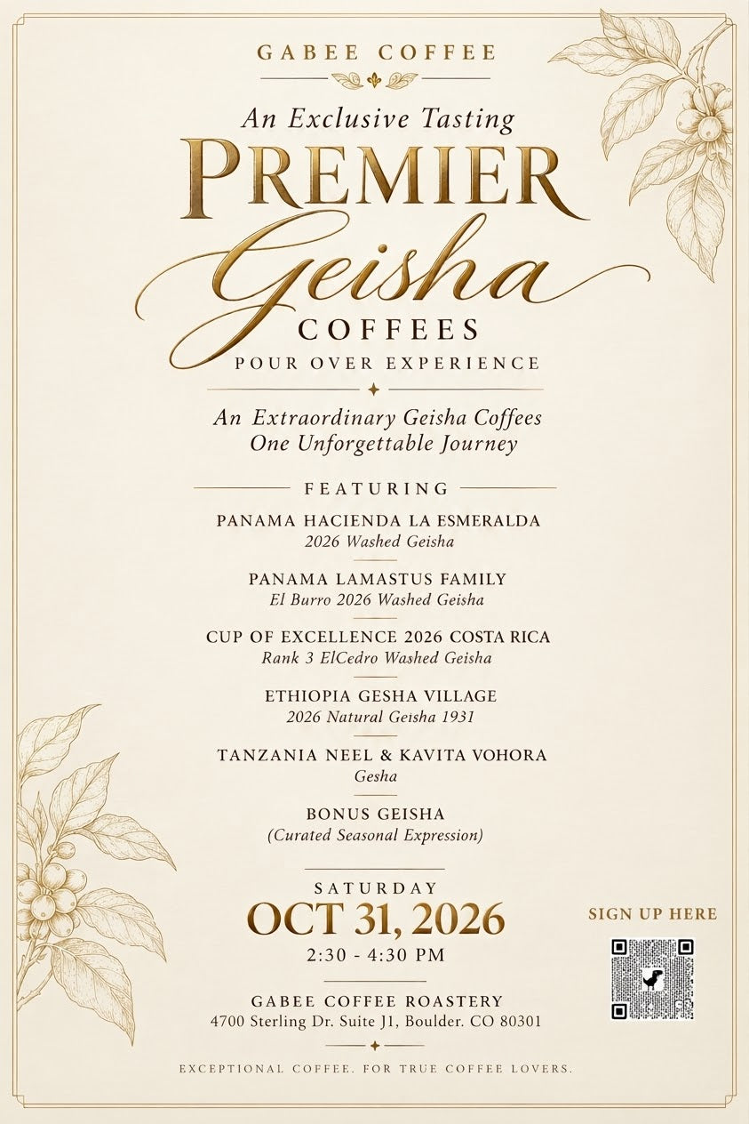 πΈ Expressions of Geisha: A Curated Tasting & Sensory Calibration Session β