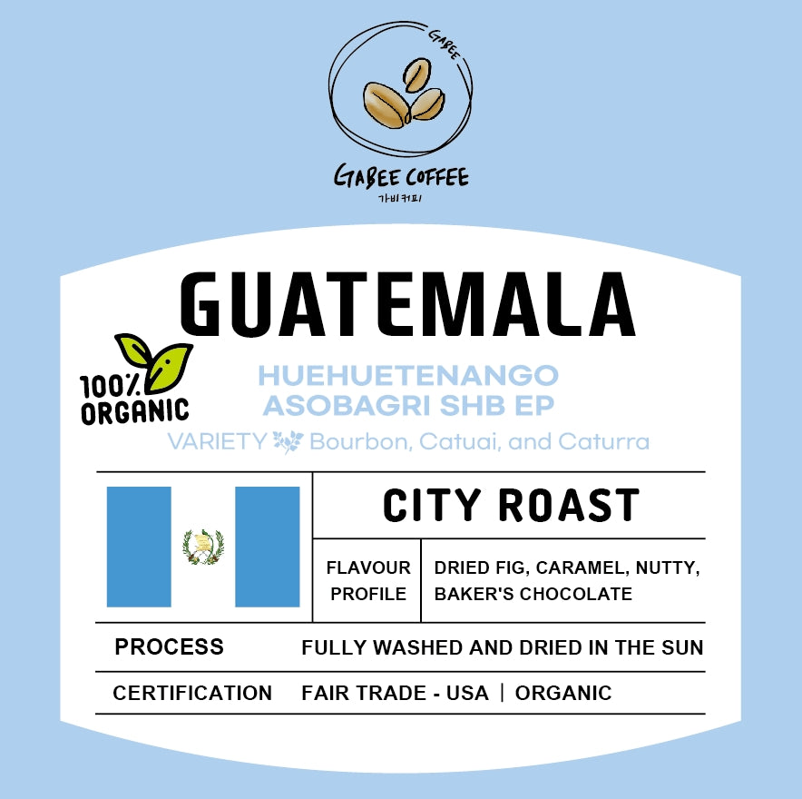 GUATEMALA FT-USA ORGANIC HUEHUETENANGO ASOBAGRI SHB EP