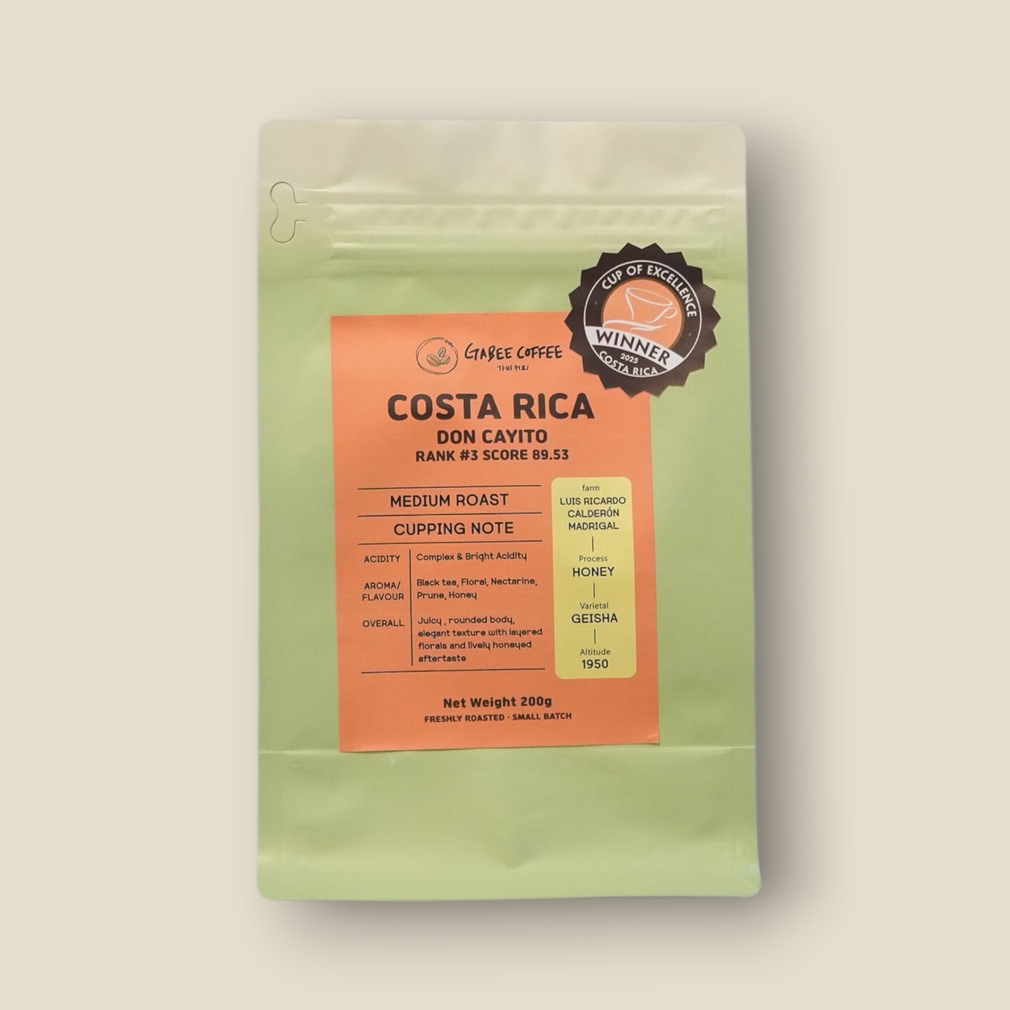 2025 Costa Ricsa Cup Of Excellence # 3