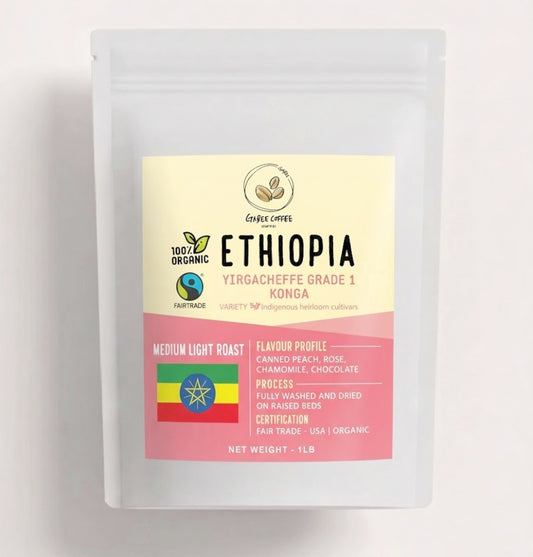 Ethiopia Yirgacheffe 1 Washed FT-FLO Organic Konga