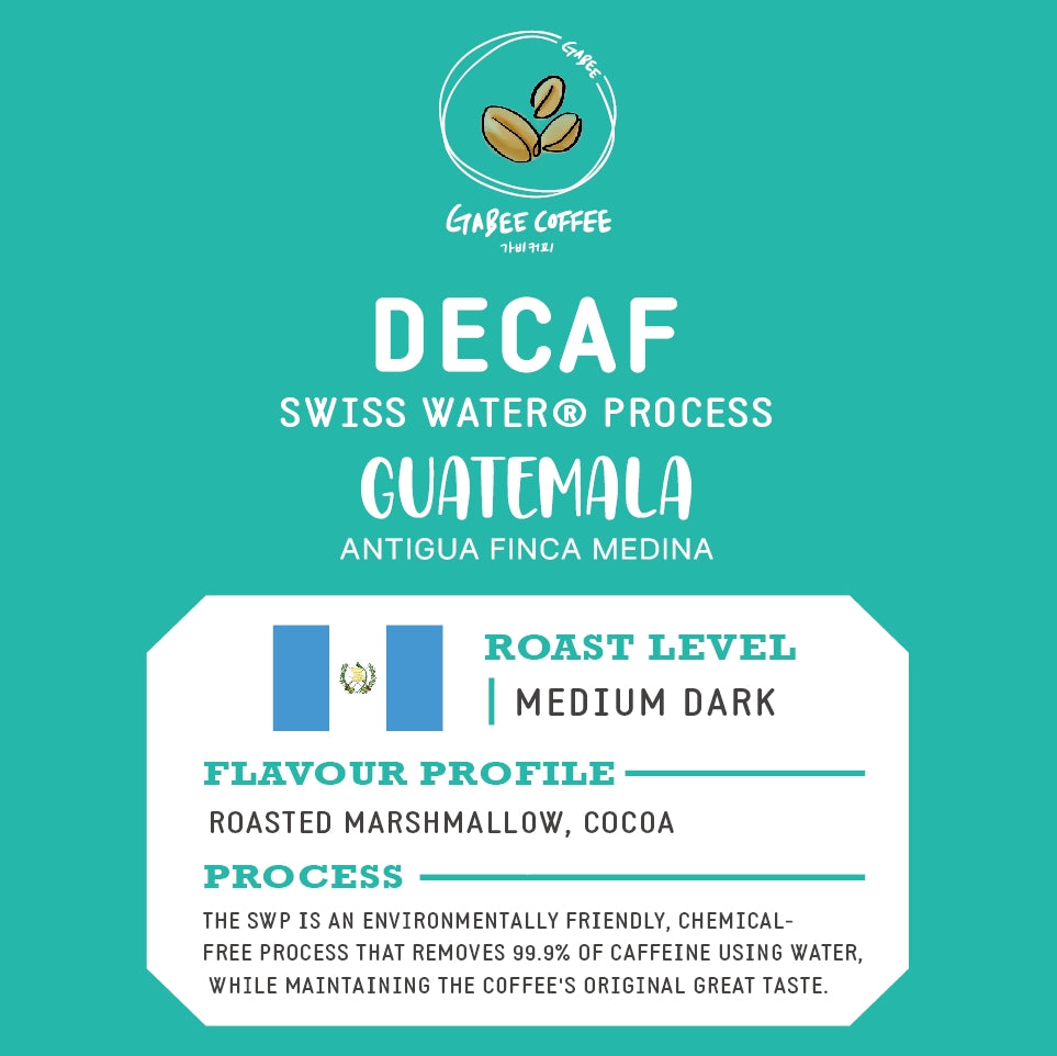 Decaf Guatemala Antigua Finca Medina Swiss Water Process